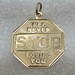 14 Karat Yellow Gold "I'll Never Stop Loving You" Pendant