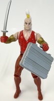 1992 Toy Biz Marvel X-Men X-Force Gideon Action Figure with Sword and Case