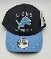 NWT New Era NFL Detroit Lions Snapback Hat - Black & Blue
