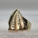 10 Karat Yellow Gold Fan Ring - Size 5 