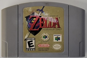 The Legend of Zelda Ocarina of Time (Nintendo N64, 1998) TESTED & WORKING