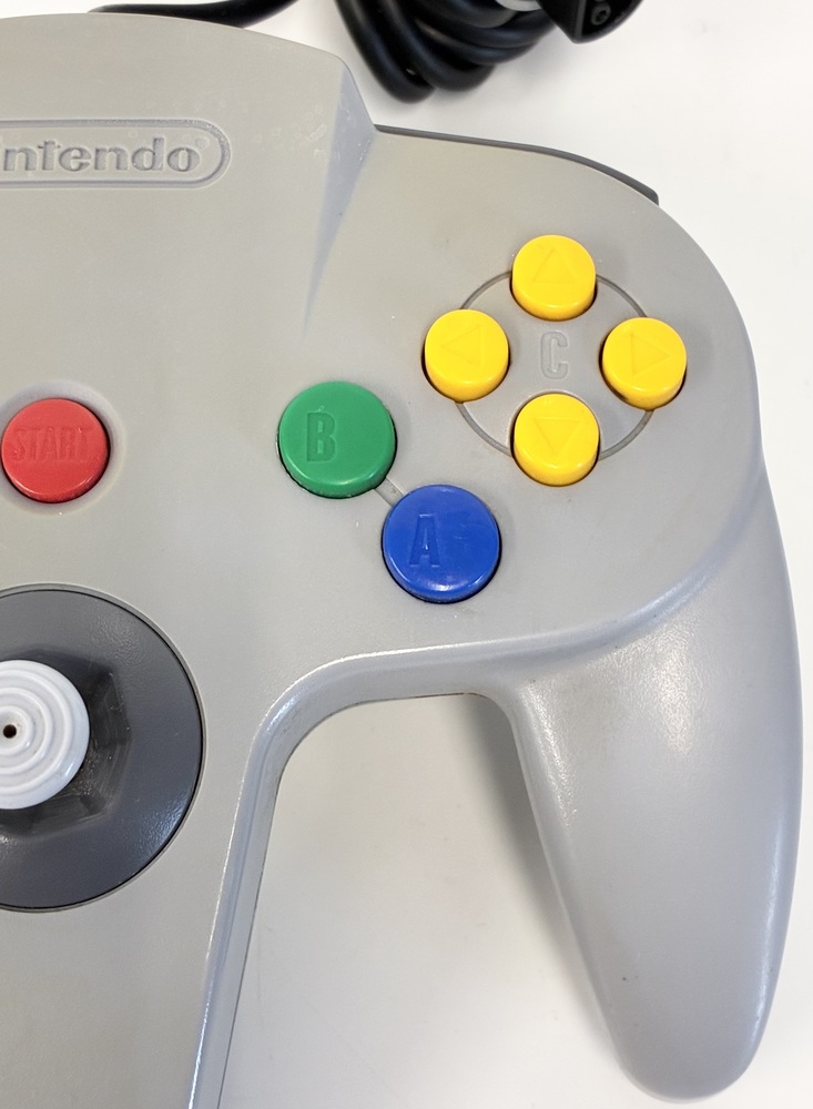 OEM N64 Nintendo 64 Controller Model NUS-005 - Grey | Avenue Shop Swap ...