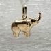 10 Karat Yellow Gold Elephant Pendant