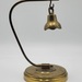Vintage "Glad Tidings" Brass Bell on Stand 7"
