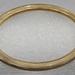 18 Karat Yellow Gold Bangle Bracelet: Size 5"