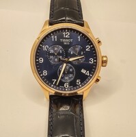 Tissot Chrono XL Classic Blue Face (T116617A) Rose-Gold PVD - Swiss-Quartz Watch