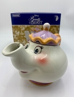 Disney Beauty and the Beast Mrs. Pots Ceramic TeaPot