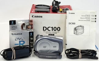 Canon Model DC100 DVD Camcorder with Accessories 