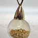 14 Karat Yellow Gold Liquid Orb Pendant