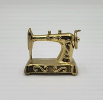 Vintage Miniature Brass Dollhouse Sewing Machine Made in England