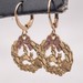 Kiki's Delivery Service Gold Tone Costume Dangle Earrings