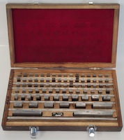 81 Piece .05-4-inch Rectangular Gage Block Set