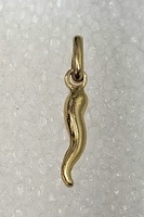 10 Karat Yellow Gold Horn Pendant