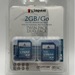 Kingston Twin Pack 2x2gb Memory Cards 