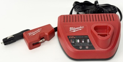 Milwaukee Model 2510-20 12V AC/DC Wall and Vehicle Charger 