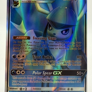Pokemon - Glaceon 141/156 - Ultra Prism - Full Art Card