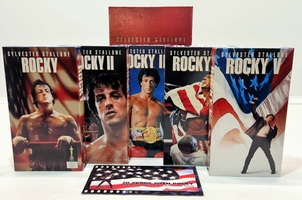 1995 ROCKY 20th Anniversary Edition Box Set 1-5 Movies VHS 