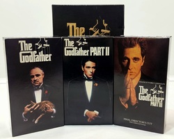 THE GODFATHER Part I II and III Trilogy 25th Anniversary VHS Box Set Collection