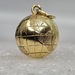 14 Karat Yellow Gold Globe Pendant