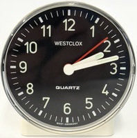 Vintage Westclox Quartz West Germany Battery Powered Alarm Clock