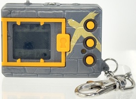 2019 Digimon XD Virtual Pet Digivice Metallic Gold and Grey Version 