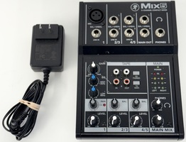 Mackie Mix Series 5 Channel Compact Mixer with Power Adapter 