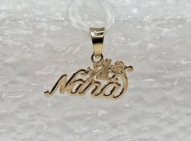 10k Yellow Gold "#1 Nana" Pendant
