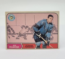 Vintage O-Pee-CheeBob Dillabough Pittsburgh Penguins Hockey Card #191 1964-65