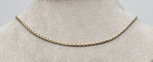 10K Yellow Gold Wheat Chain/Necklace - Size 20"