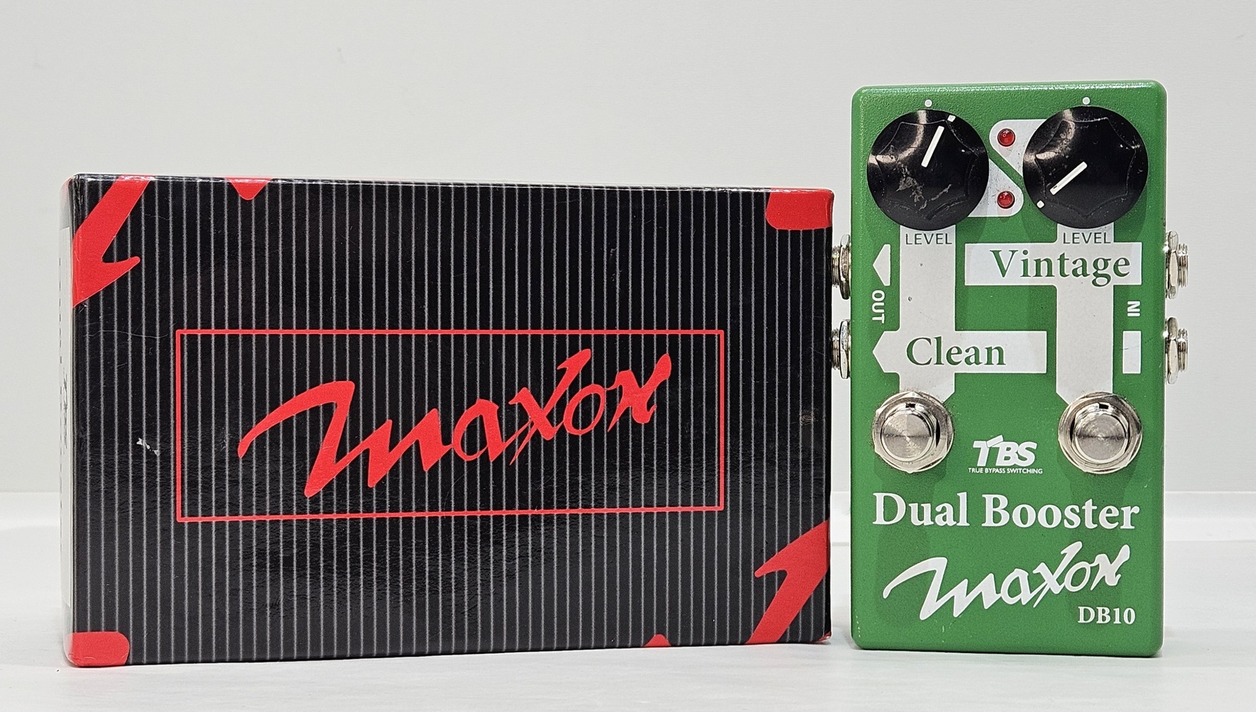 Maxon DB10 Dual Booster Effects Pedal In Box {No Manual/9V Adaptor
