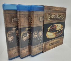 The Lord of the Rings Trilogy Extended Edition Blu-Ray+DVD 15 Disc Box Set