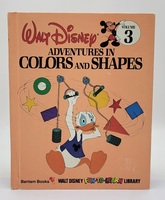 Vintage Walt Disney Volume 3  Adventures in Colors and Shapes Hard Cover Book