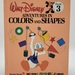 Vintage Walt Disney Volume 3  Adventures in Colors and Shapes Hard Cover Book