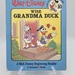 Vintage Walt Disney Fun-To-Read Library Volume 10  "Wise Grandma Duck" 1986 Book