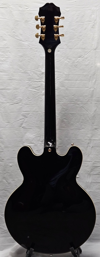Epiphone Sheraton II Pro Semi-Hollow Black W/ Brown Hard Case