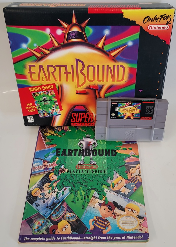 EarthBound (Authentic Super Nintendo SNES, 1994) TESTED / Complete ...