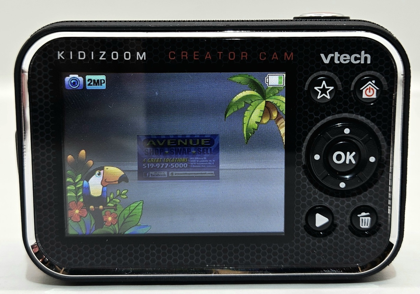Red Camera Vtech VTech KidiZoom Creator Cam 5.0MP Digital Camera with Tripod - Red ...
