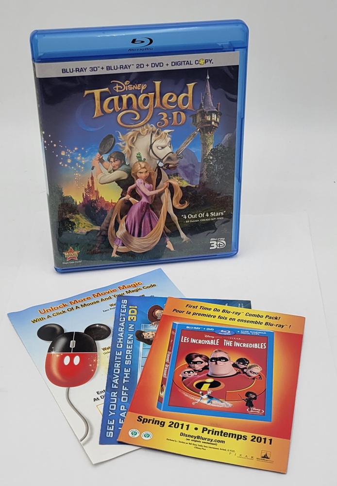 Disney Movie Rewards Tangled 3-D Lenticular Bluray Boxset | Avenue