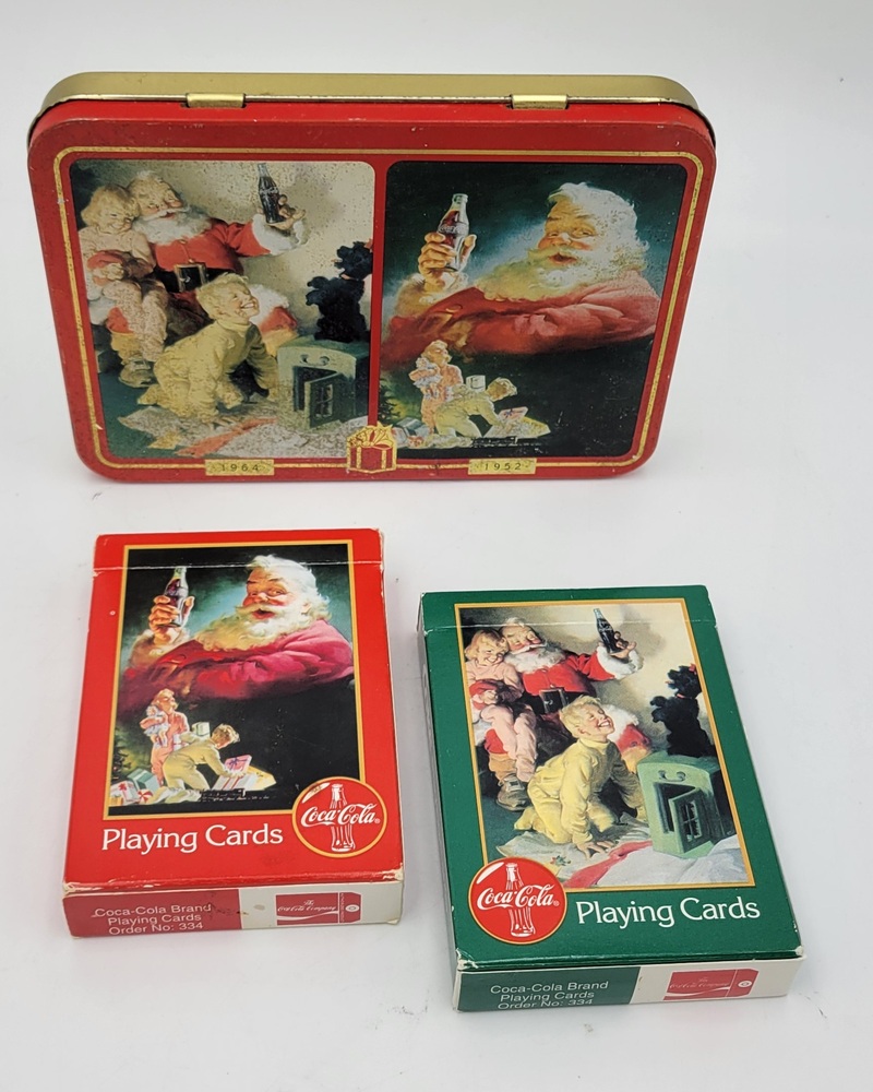 Vintage 1997 Nostalgia Playing Cards Coca-Cola Playing Card Set in