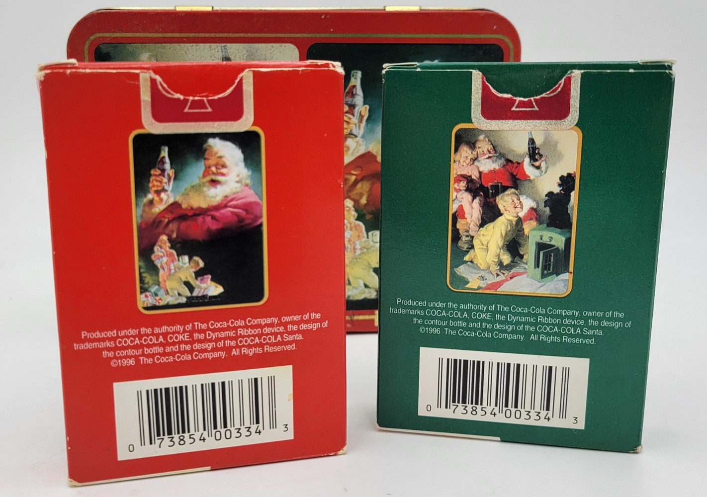 Vintage 1997 Nostalgia Playing Cards Coca-Cola Playing Card Set in