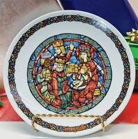 1979 Henri D’Arceau-Limoges L'Adoration Des Rois Decorative Christmas Plate