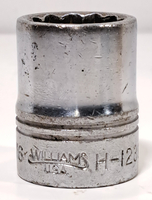 WILLIAMS H-1230 Shallow 15/16-in 12pt 3/4 Drive Socket Made in USA