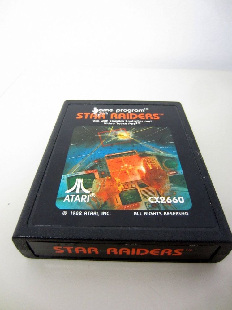 Vintage ATARI 2600 Games + Touch Pad Star Raiders Defender Yars Revenge