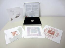 Official Canada Post Millennium Keepsake Dove Coin 3 Stamps 1999-2000