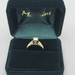 14k Yellow Gold & Diamond Solitaire Ring Size 4.75 Approximate t.c.w. 0.35