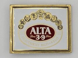 waisted belts ltd Toronto Alta Beer Solid Brass Belt Buckle