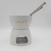 Lindt Ceramic Fondue Pot - White & Gold