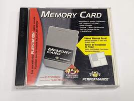 Memory Card Case & 4 Memory Cards PlayStation 1 PS1 Performance
