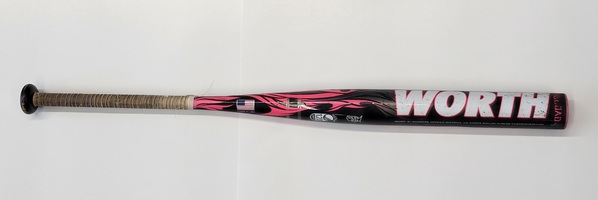 WORTH 454 JEFF HALL #13 OFFICIAL SOFTBALL BAT SB4JHU 2012 34" 27OZ